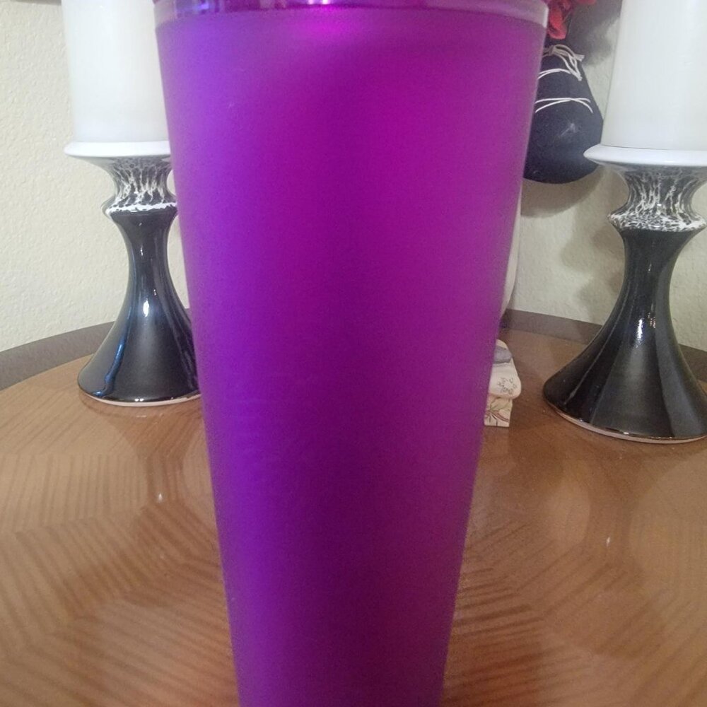 Starbucks 2022 Valentine's Collection Matte Purple Soft Touch Venti Tumbler